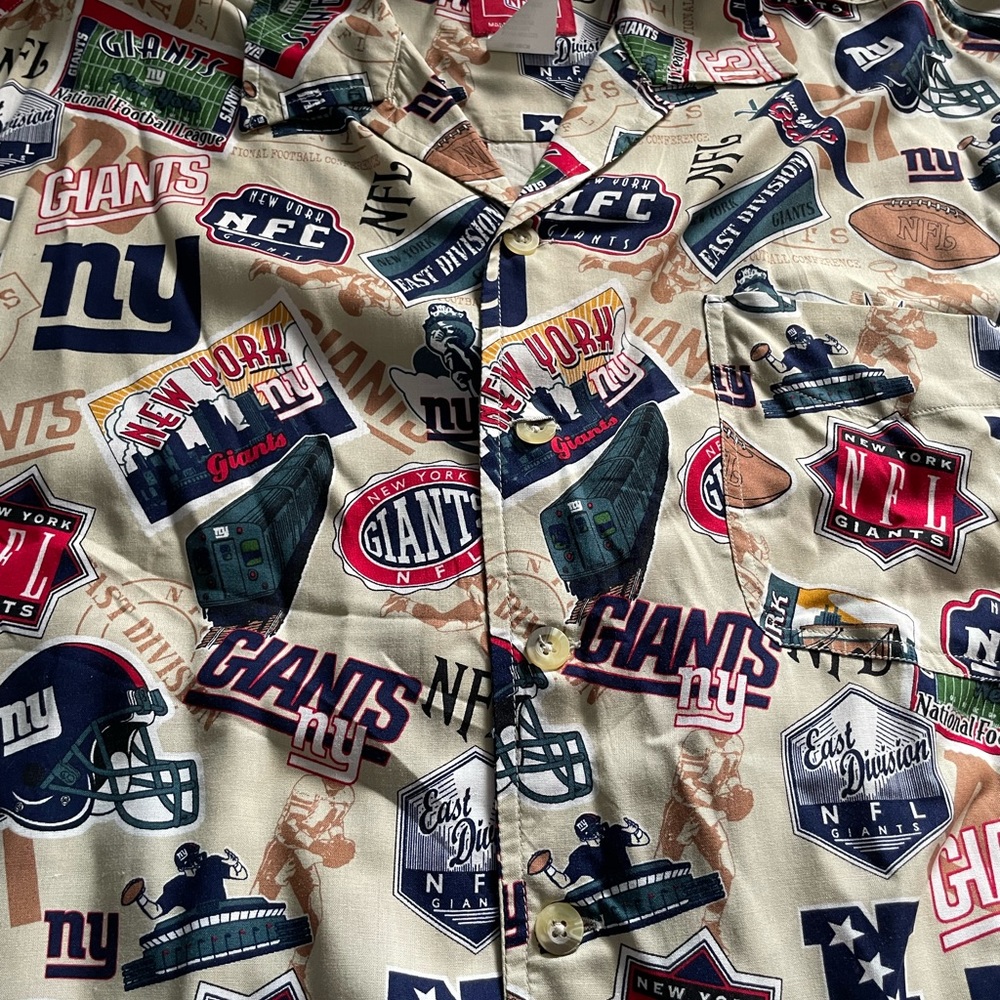 New York Giants Hawaiian Shirt Classic "Giants Legacy" SZ: XL